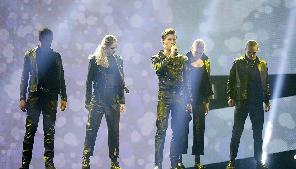 Kristian Kjærlund ved 'X Factor'-finalen (Foto: Niels Henrik Dam)