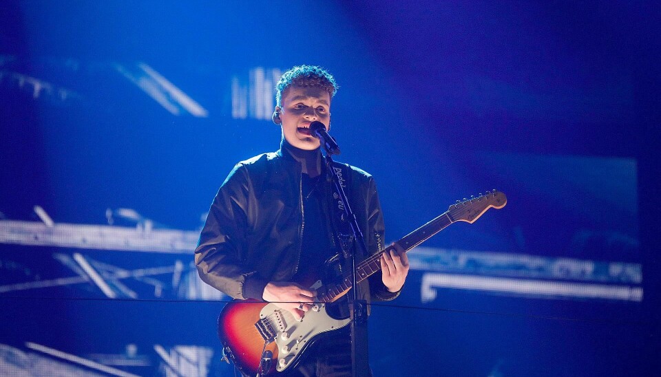 Benjamin ved 'X Factor'-finalen (Foto: Niels Henrik Dam)
