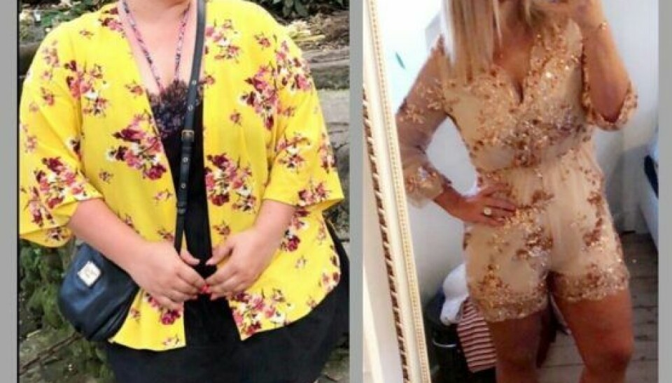 Christina Lykke fra 'Min fede træner' har tabt lige knap 40 kilo efter en fedmeoperation. Foto: Privat