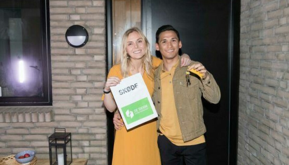 Ida og Mads vandt finalen i Nybyggerne og deres drømmehus i Randers til en værdi af 2,6 millioner. (Foto: Henrik R. Petersen )