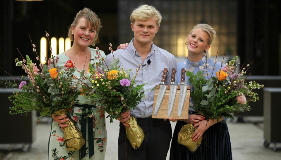 Familien Gadtoft bestående af mor Marlene og børnene Victor og Karen-Elisabeth vandt 'Maddysten' (Foto: Sanne Christophersen).