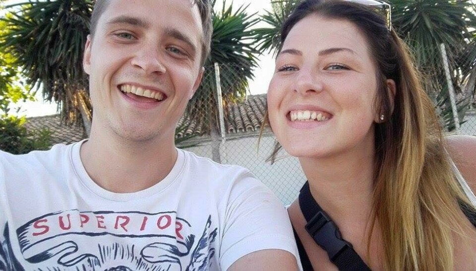 Fie og kæresten Daniel (Foto: Privat) Fie og kæresten Daniel (Foto: Privat)