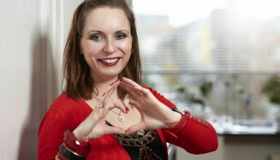 Natascha Kristiansen hed Camilla, dengang hun deltog i 'Singleliv' (Foto: SBS).