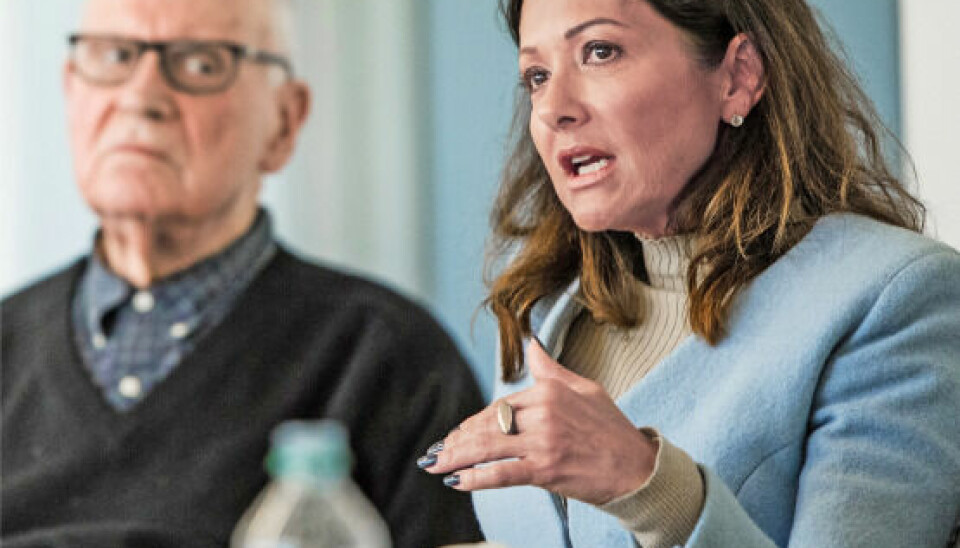 I efteråret 2017 deltog Alexandra i et panel på Kelley School of Business, hvor fokus var på etik i erhvervslivet (Foto: Josh Anderson/IU Kelley School of Business).