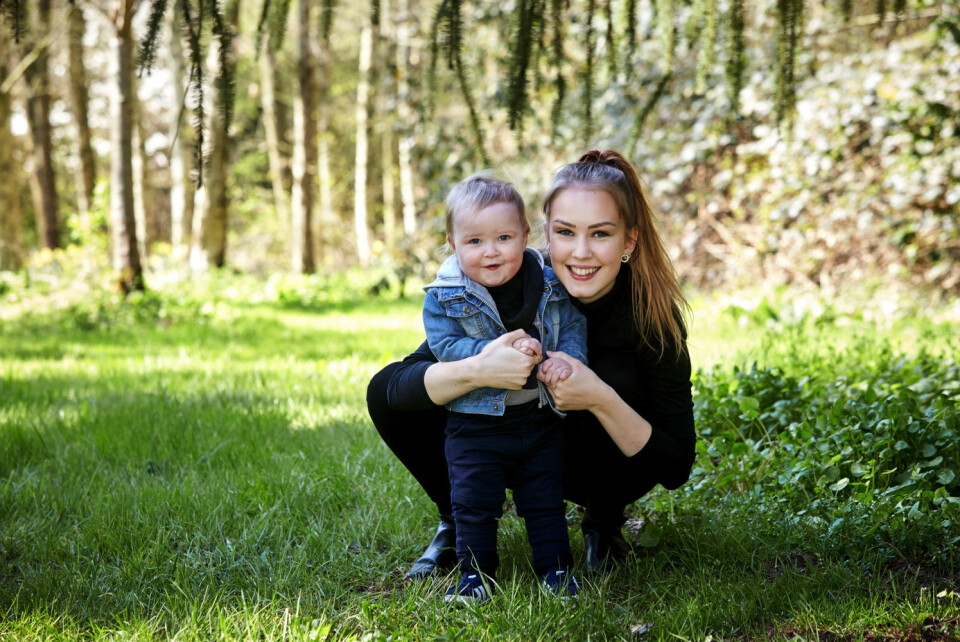 Maria og sønnen Vincent (Foto: Krestine Havemann) Maria og sønnen Vincent (Foto: Krestine Havemann)