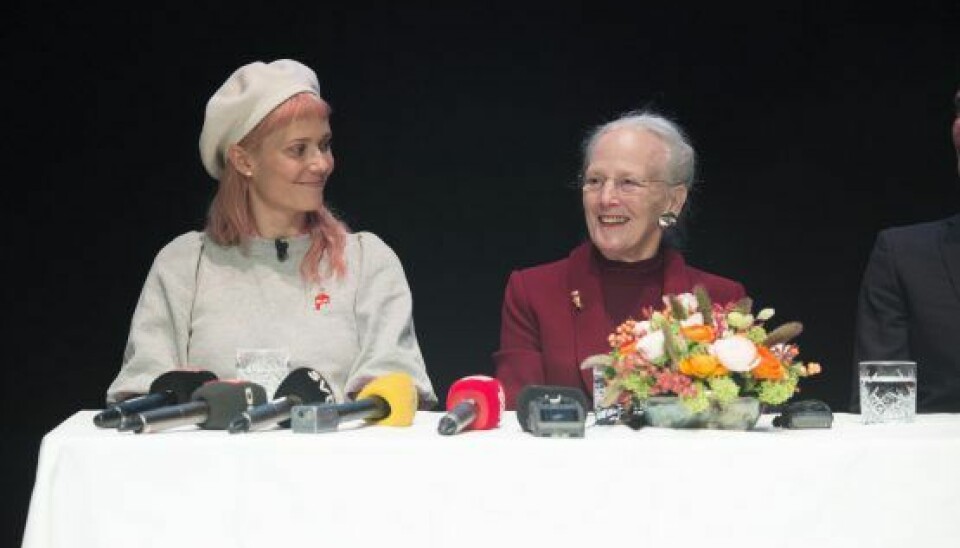 Dronningen og Oh Land holder jævnlige møder om 'Snedronningen', der får premiere i Tivoli den 1. december. (Foto: Peter Hauerbach)