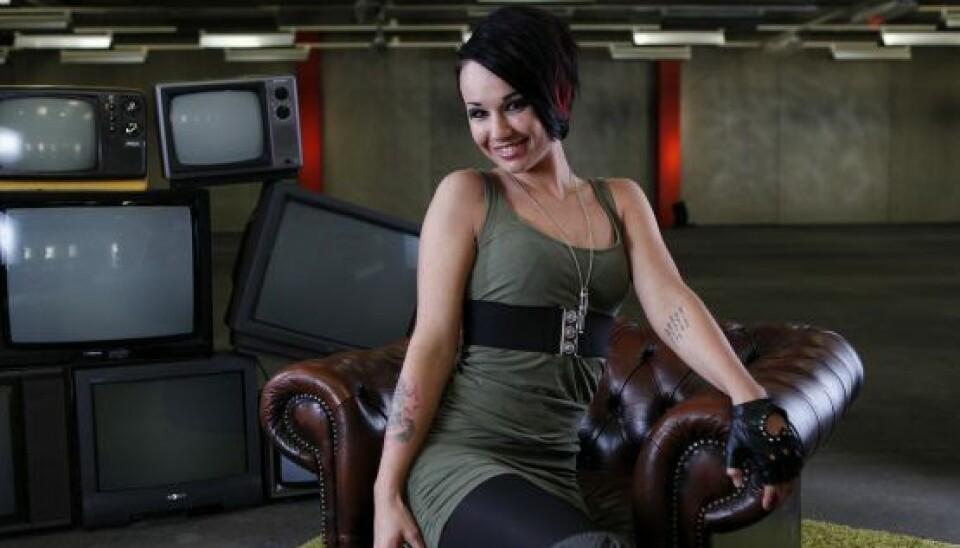 Michella da hun medvirkede i 'Big Brother'. (Foto: Jakob Mydtskov/Discovery Networks Danmark)