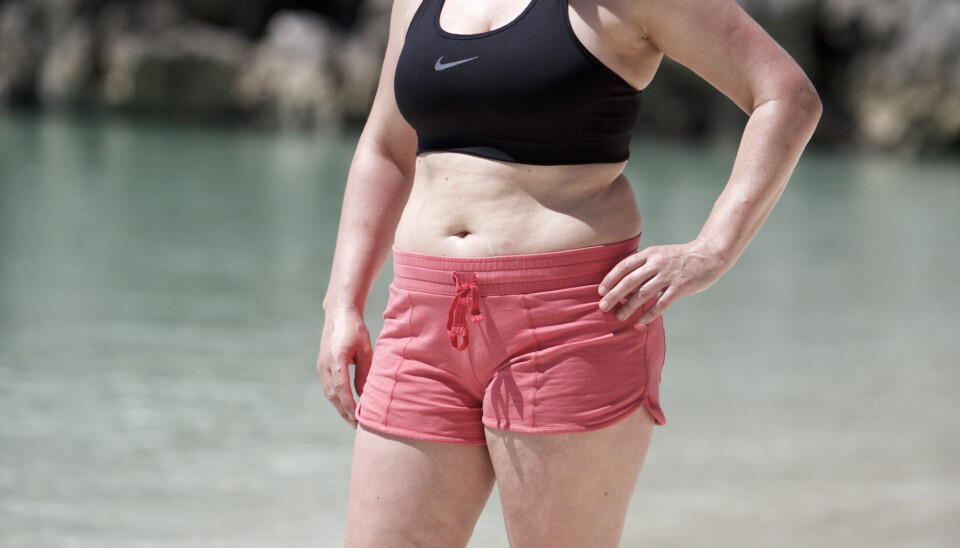 Kristina vejede 82,6 kilo, da hun startede ekspeditionen. (Foto: TV3)