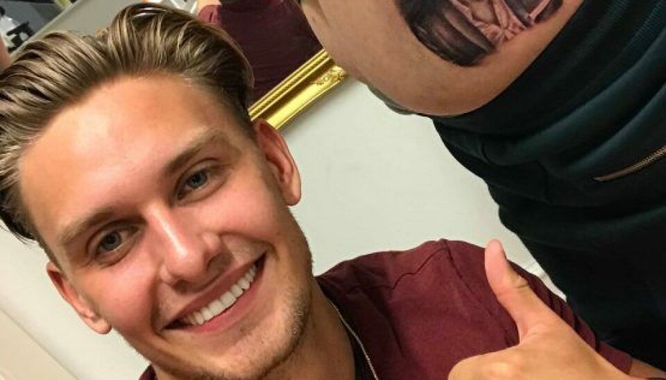 Kasper fortryder ikke sin tatovering (Foto: Privat) Kasper fortryder ikke sin tatovering (Foto: Privat)