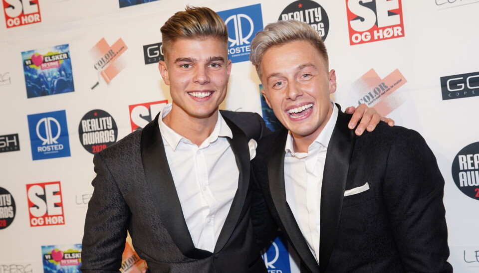 Teitur og Jonass er klar på fest til Reality Awards (Foto: Janus Nielsen) Teitur og Jonass er klar på fest til Reality Awards (Foto: Janus Nielsen)