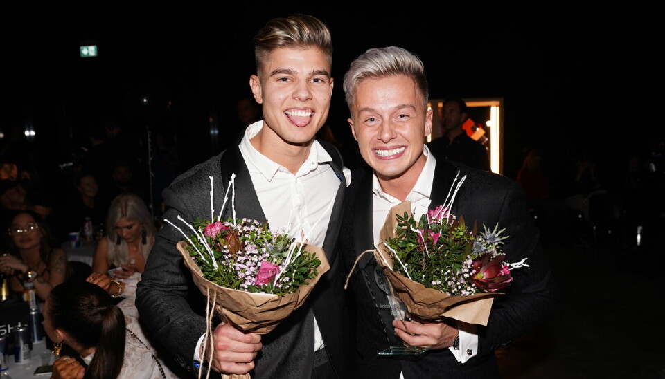 Jonass og Teitur vandt prisen for årets par. (Foto: Janus Nielsen)