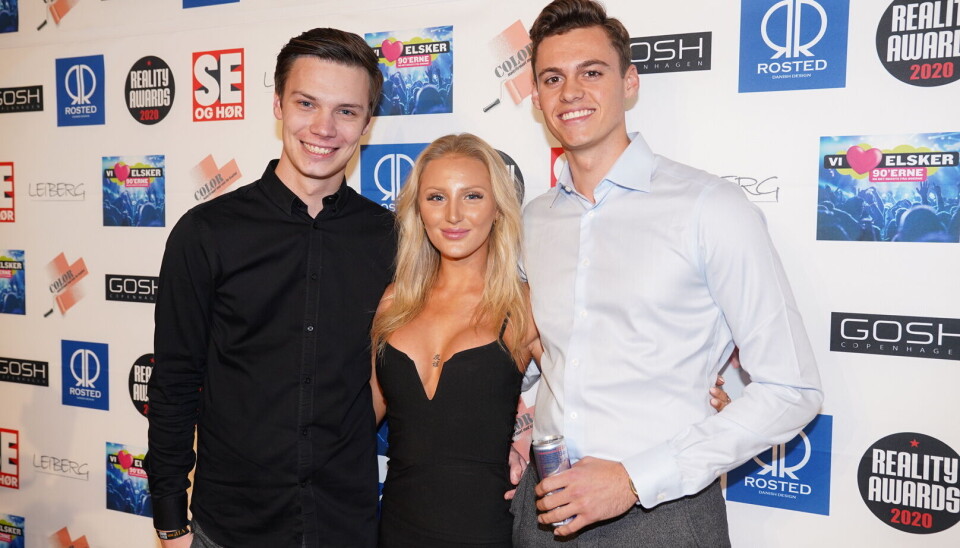 'Ex on the Beach'-Kristian, Linemaria og René. (Foto: Janus Nielsen) 'Ex on the Beach'-Kristian, Linemaria og René. (Foto: Janus Nielsen)