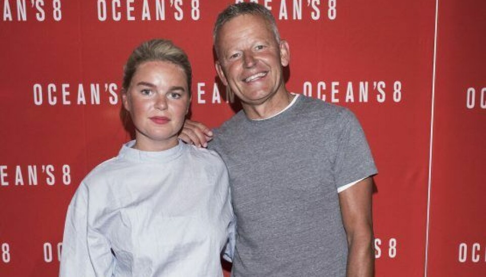 Bubber og datteren Sofia Meyer til premiere på Ocean's 8 i 2018, før der kom knas i familien efter hans forhold til barnepigen (Foto: Klaus Bo Christensen)