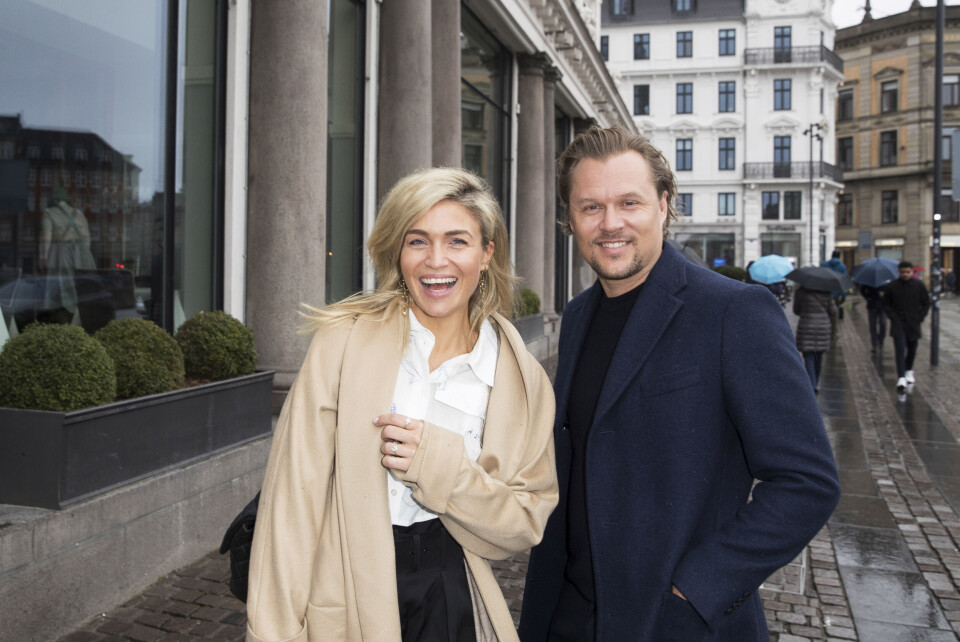 Christiane Schaumburg-Müller og kæresten Daniel Åxman foran hotel D'angleterre den 29. februar 2020. (Foto: Henrik R. Petersen) Christiane Schaumburg-Müller og kæresten Daniel Åxman foran hotel D'angleterre den 29. februar 2020. (Foto: Henrik R. Petersen)