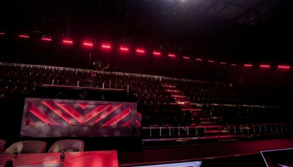 'X Factor'-deltagerne spillede for en tom sal til fredagens liveshow. (Foto Lasse Lagoni/TV 2)