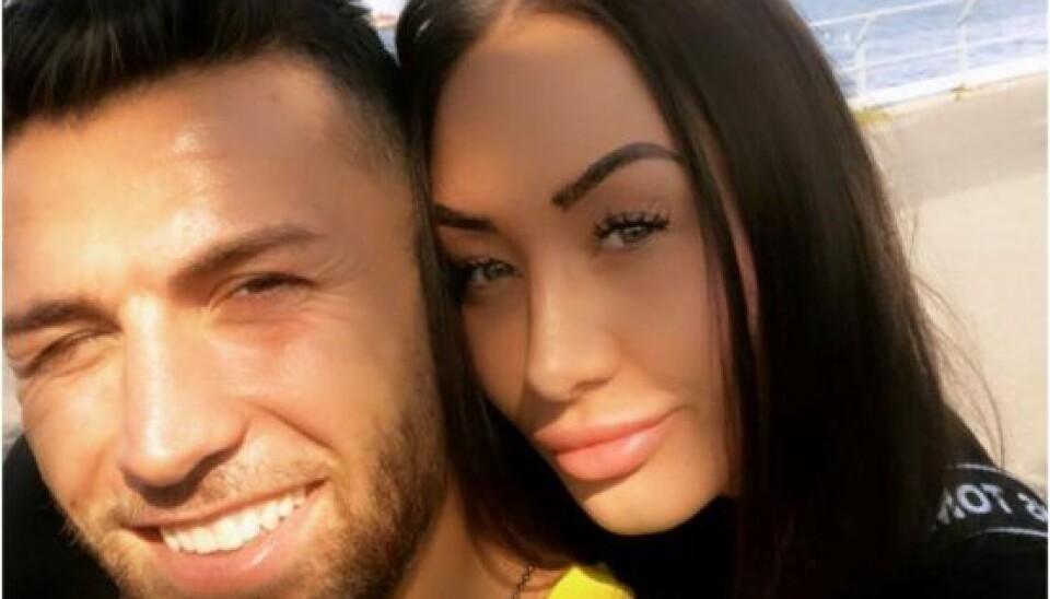 Türker og Sarah, dengang forholdet kun lige var begyndt i maj 2019 (Foto: Privat). Türker og Sarah, dengang forholdet kun lige var begyndt i maj 2019 (Foto: Privat).