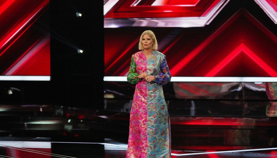 Sofie Linde var for første gang nervøs, da hun endelig igen bød velkommen til 'X Factor' i semifinaleprogrammet (Foto: Anthon Unger).