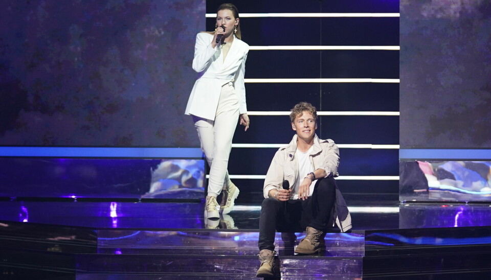 Mathilde og Christopher 'X Factor'-finale (Foto: Janus Nielsen)