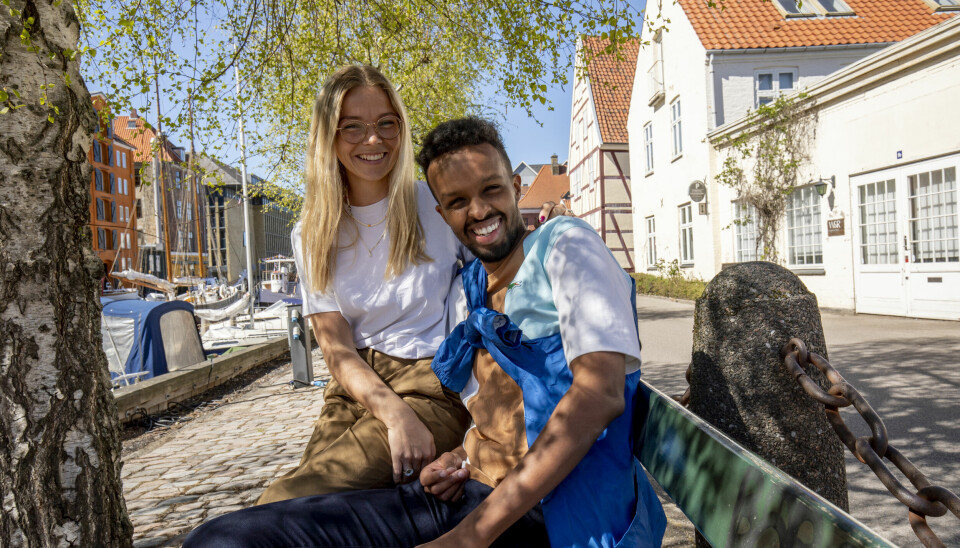 Laura Emilie Thomsen og Isse Dahir fra 'Sommerdrømme', TV2. (Foto: Lars E. Andreasen)