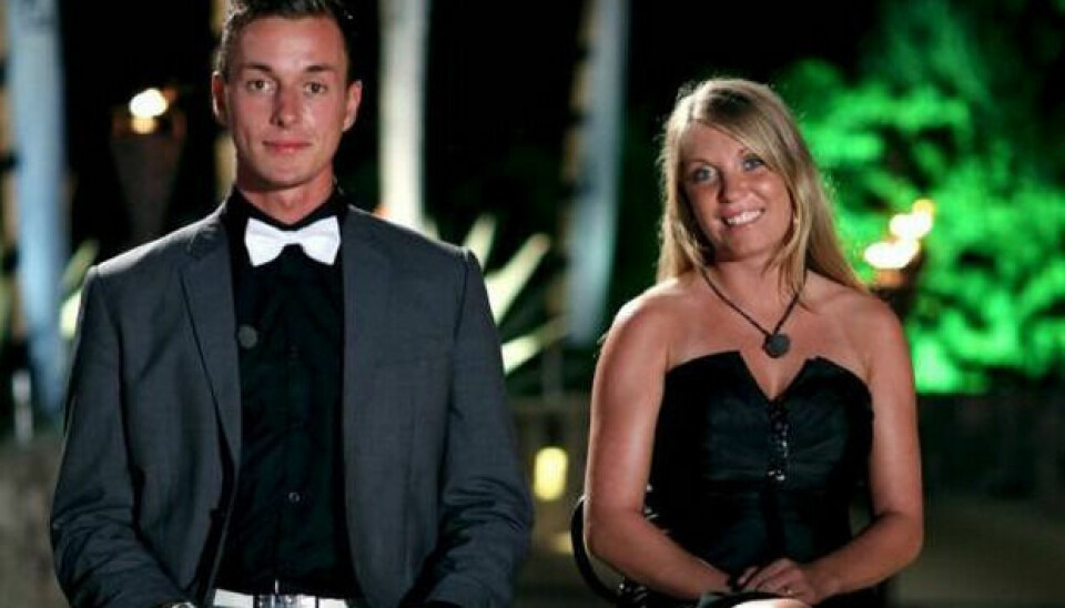 Nick og Tina, da de var i 'Paradise'-finalen 2011 (Foto: TV3)