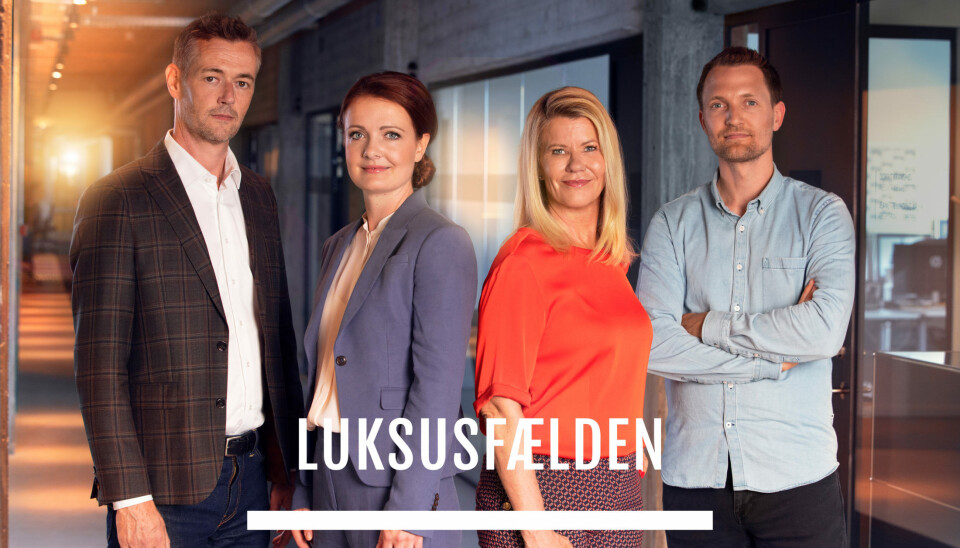 Carsten, Sesilie, Mette og Kenneth er eksperterne i den nyeste sæson af 'Luksusfælden' (Foto: NENT Group/Toke Riskjær) Carsten, Sesilie, Mette og Kenneth er eksperterne i den nyeste sæson af 'Luksusfælden' (Foto: NENT Group/Toke Riskjær)