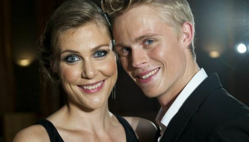 Le Gammeltoft og Frederik Nonnemann blev præsenteret som dansepar i 'Vild med dans' 2013 (Foto: Klaus Bo Christensen)