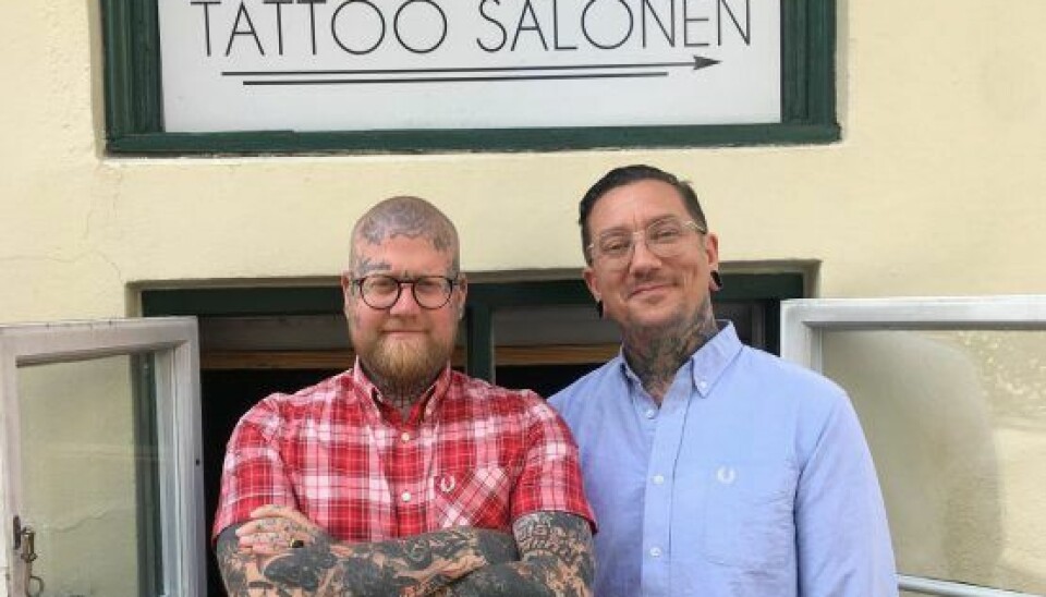 Jonas og Morten fra 'Tattoo Salonen' (Foto: Lykke Buhl).