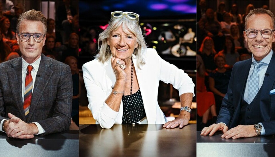 Dommerbordet til 'Vild med dans' 2020 bliver fra venstre: Anne Laxholm, 68, Nikolaj Hübbe, 52, Britt Bendixen, 78, Jens Werner, 56 og Marianne Eihilt, 45 (Foto: Henrik Ohsten / TV 2) Dommerbordet til 'Vild med dans' 2020 bliver fra venstre: Anne Laxholm, 68, Nikolaj Hübbe, 52, Britt Bendixen, 78, Jens Werner, 56 og Marianne Eihilt, 45 (Foto: Henrik Ohsten / TV 2)