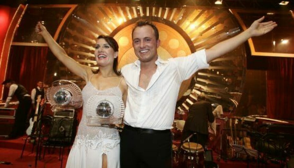 Mia Lyhne og Thomas Evers Poulsen var de allerførste vindere af 'Vild med dans' (Foto: Klaus Bo Christensen)
