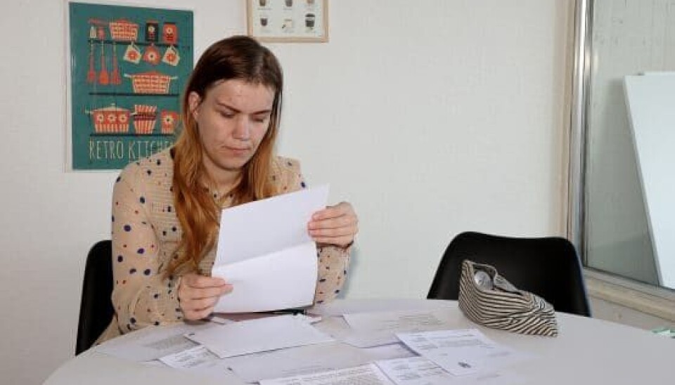 Sandra fra 'De unge mødre- (Foto: Niels Henrik Dam)