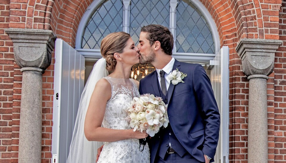 Lotte Friis’ bryllup i Egebæksvang Kirke (Foto: Klaus Bo Christensen)