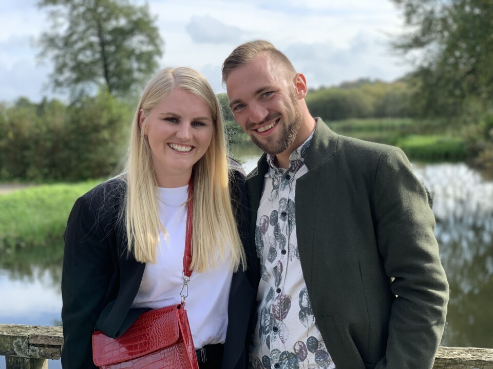 Søren Ole & Cecilie fandt sammen i 'Kærlighed hvor kragerne vender' (Foto: BLU/TV 2) Søren Ole & Cecilie fandt sammen i 'Kærlighed hvor kragerne vender' (Foto: BLU/TV 2)