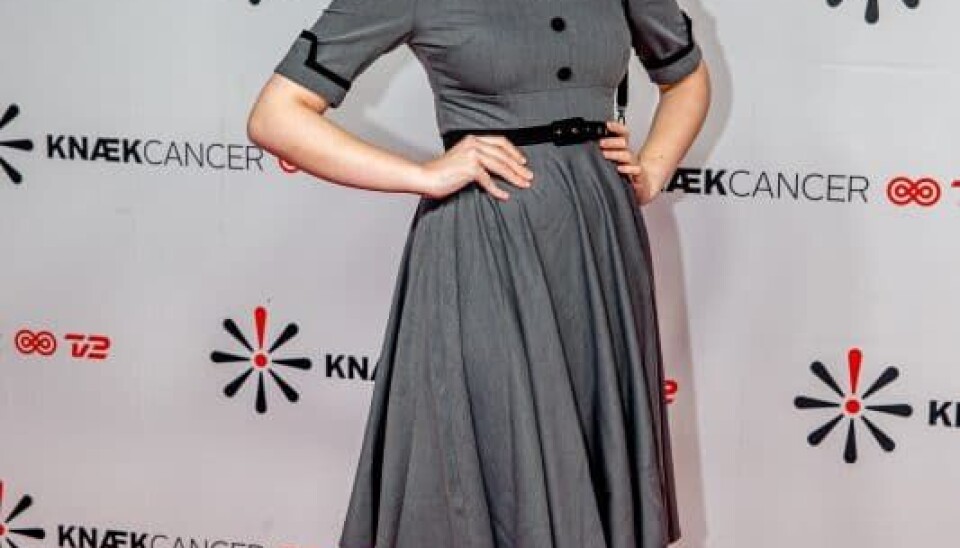Rachel stråler, da hun møder op til 'Knæk Cancer'. (Foto: Michael Stub) Rachel stråler, da hun møder op til 'Knæk Cancer'. (Foto: Michael Stub)