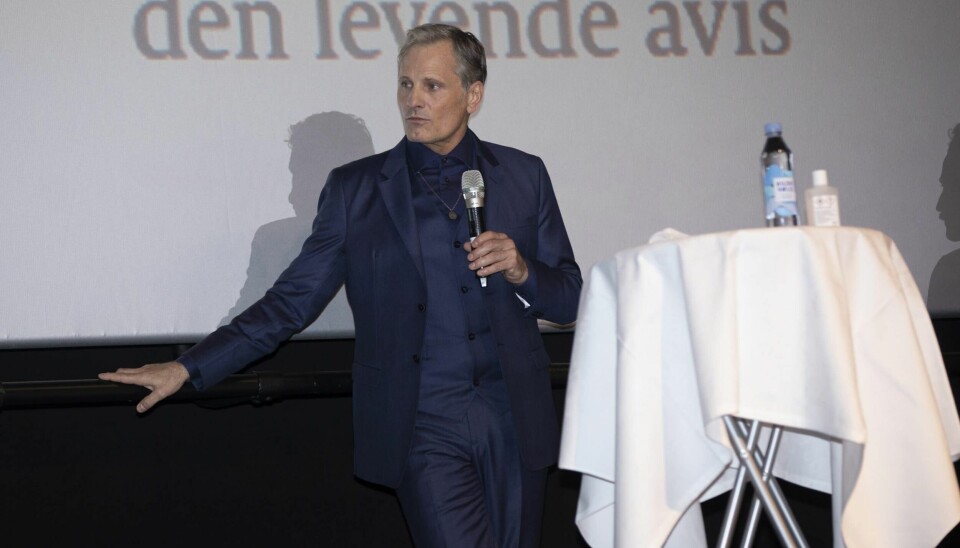 Viggo Mortensen deltog i en Q&A på Imperials biografscene forud for gallavisningen af hans nye film 'Falling' (Foto: Lars E. Andreasen)