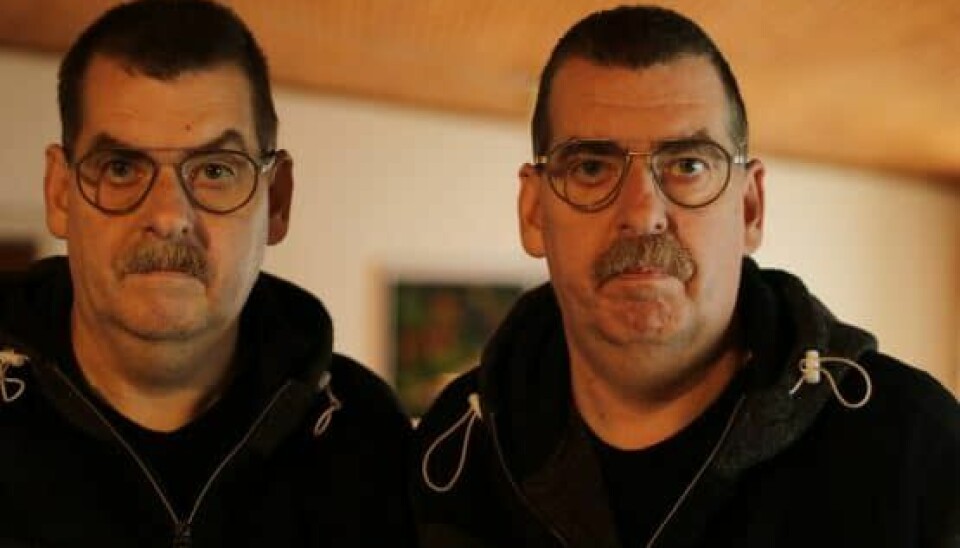Anders og Torben har fået sig et par briller som del af et reklamesamarbejde med optikeren i Holstebro (Foto: Privat)