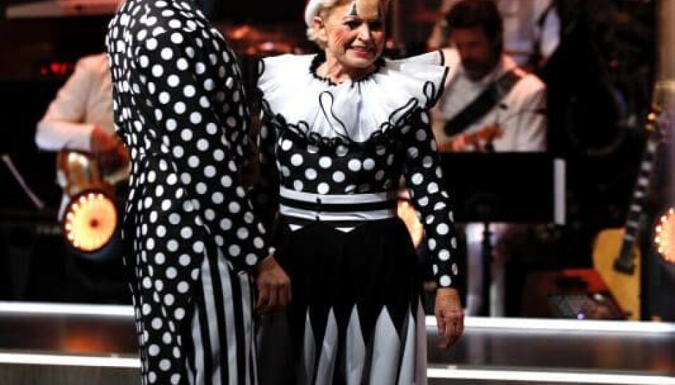 Hilda er i aften klædt ud som en sød klovn (Foto: Henrik R. Petersen) Hilda er i aften klædt ud som en sød klovn (Foto: Henrik R. Petersen)