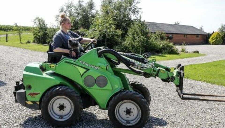 Stine søgte kærligheden i sidste sæson af TV2's datingprogram 'Landmand søger kærlighed', og til sit held fandt hun Niels (Foto: Niels Henrik Dam)