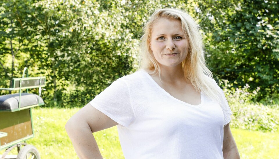 Hjemme hos Stine der er med i  'Landmand søger kærlighed' på TV 2. (Foto: Niels Henrik Dam)