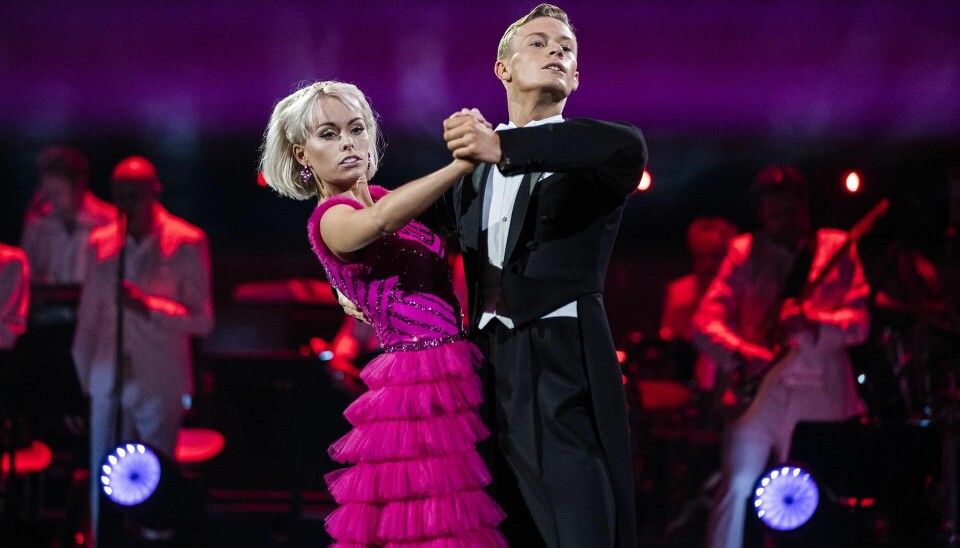 Albert & Jenna i en forbedret tango i 'Vild med dans'-finalen (Foto: Martin Sylvest/Ritzau Scanpix/pool)