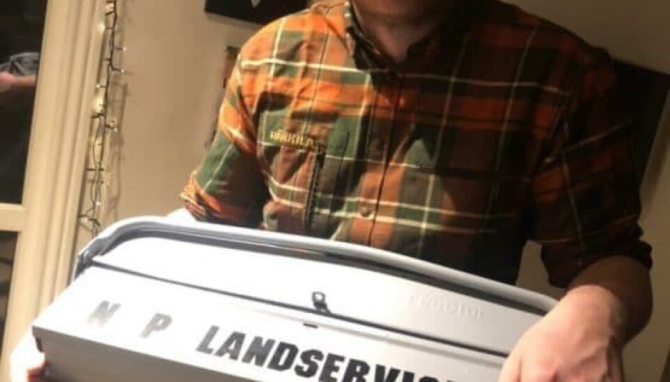 Stines gave til Niels, som han blev meget glad for (Foto: privat) Stines gave til Niels, som han blev meget glad for (Foto: privat)