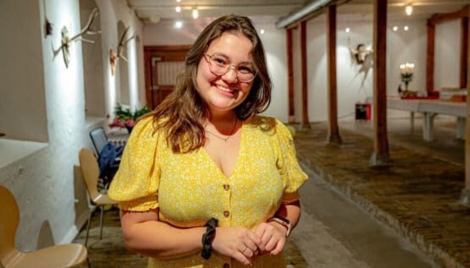 Stephanie Siguenza fra 'Årgang 0' til reception for sin bog, 'Fra 'Årgang 0' til frihed' (Foto: Michael Stub) Stephanie Siguenza fra 'Årgang 0' til reception for sin bog, 'Fra 'Årgang 0' til frihed' (Foto: Michael Stub)