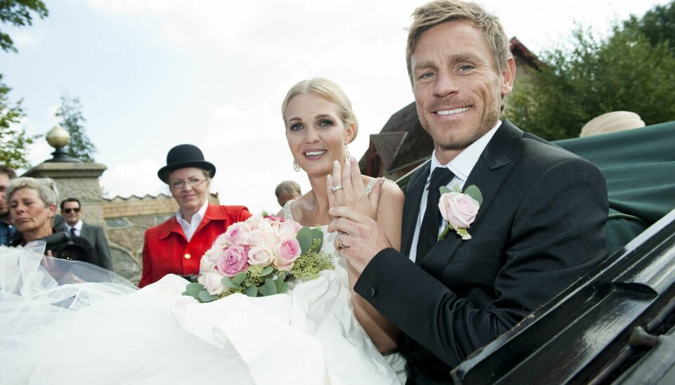 I 2011 blev Tina Lund og Allan Nielsen gift i Næsby Kirke. De mødte hinanden i 2009. Foto: Klavs Bo Christensen