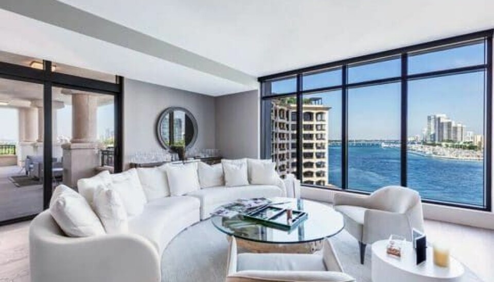 8. sals lejligheden ligger med udsigt over både Atlanterhavet og indsejlingen til Miami (Foto: The Jills Zeder Group)