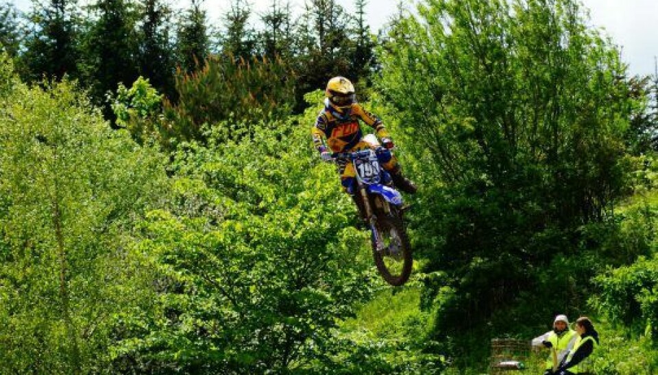 Christian har kørt motocross på højt plan, indtil en ulykke satte en stopper for drømmen om at komme helt til tops (Foto: Privat)