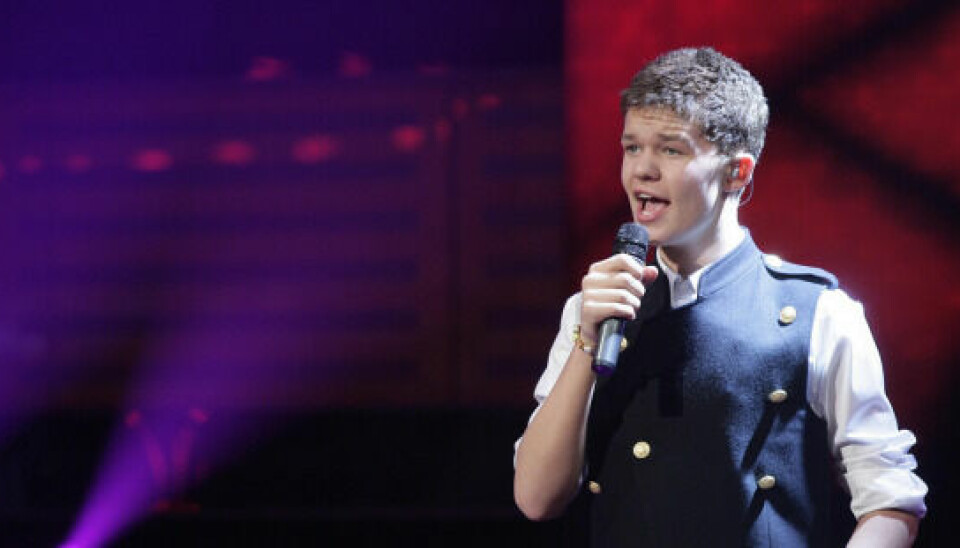 Martin vandt første sæson af 'X Factor' (Foto: DR)
