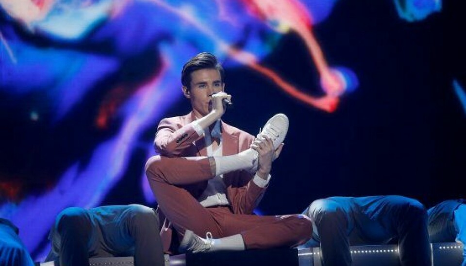 Kristian Kjærlund ved 'X Factor'-finalen i 2019, som han bekendt vandt (Foto: Niels Henrik Dam)