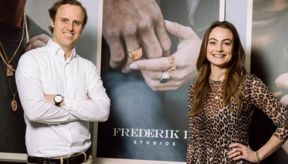 Christian investerede 400.000 kroner for 10% af Louises virksomhed Frederik IX Studios (Foto: PR)