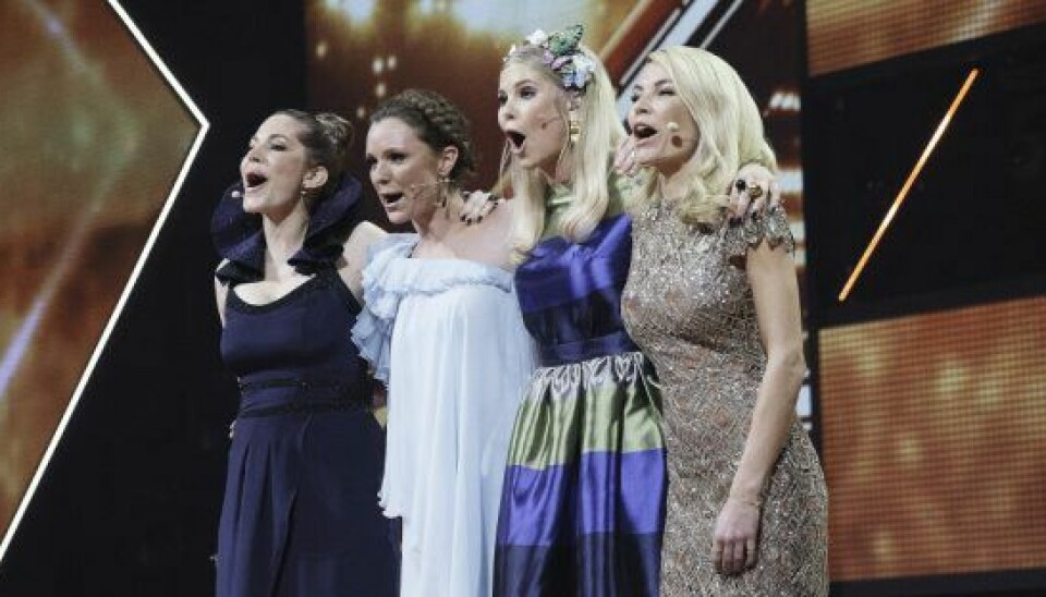 Signe Muusmann, Lise Rønne, Sofie Linde og Eva Harlou har alle været vært på 'X Factor' (Foto: Bjarne Bergius Hermansen/DR)