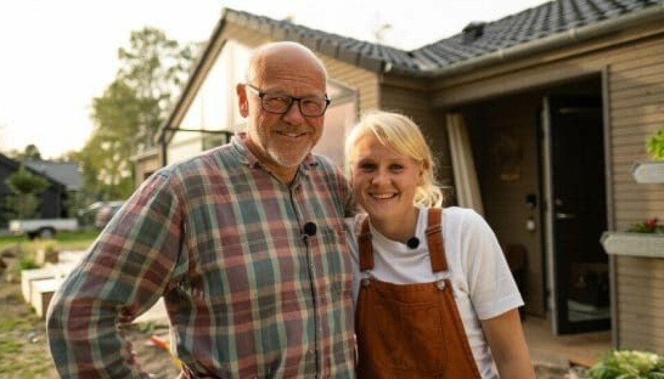 Ole og Anne er far og datter og deltager i 'Sommerdrømme'. (Foto: Simon Grossert Linnemann/TV 2)