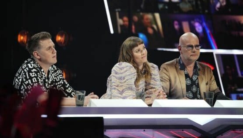 Dommerne Martin Jensen, Oh Land og Blachman til fjerde liveshow i 'X Factor' (Foto: Martin Sylvest/Ritzau Scanpix)